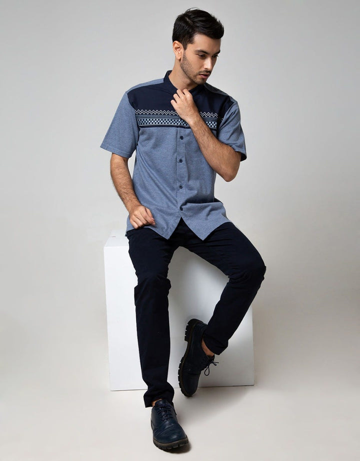 T Zone Short Sleeve Koko Muslim Detail Print