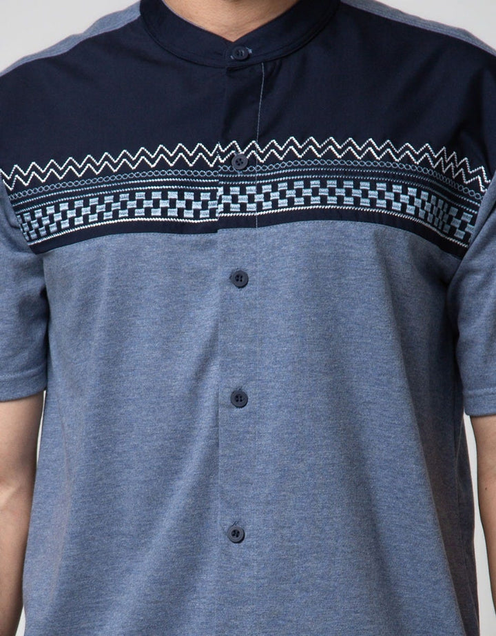 T Zone Short Sleeve Koko Muslim Detail Print