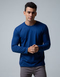 Details Long Sleeve T-Shirt Rneck Texture Slub