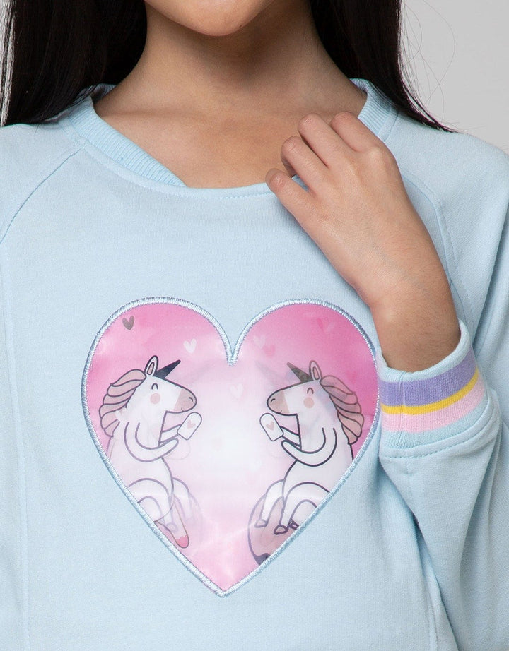 Aero Kids Holographic Unicorn Sweatshirt
