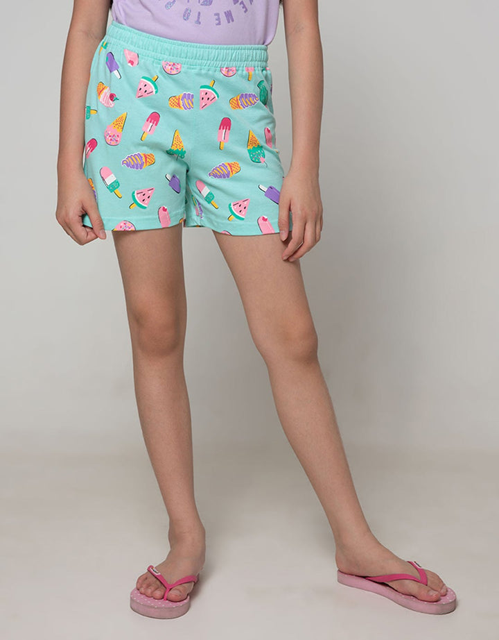 Aero Kids Short Pants Bottom Full Ice Ream