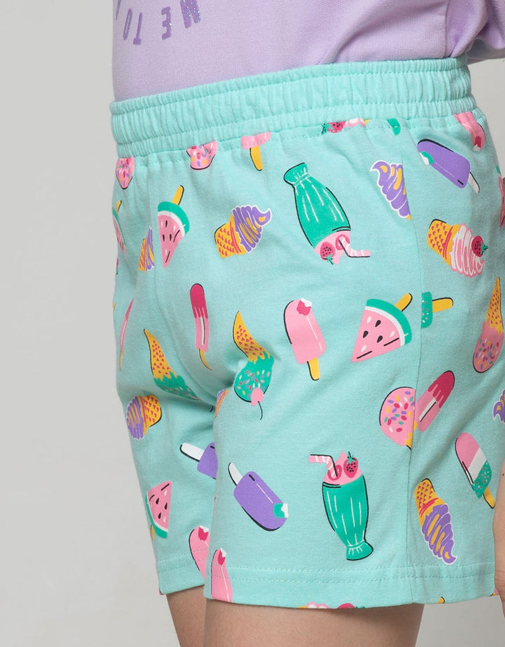 Aero Kids Short Pants Bottom Full Ice Ream