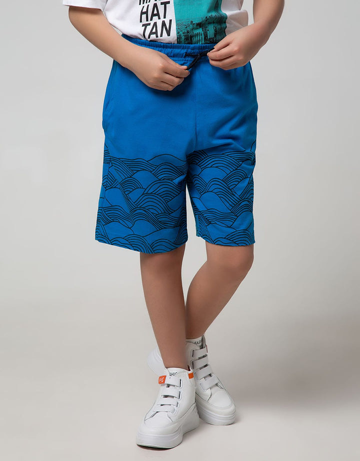 Aero Kids Short Pants Fullprintnofloc Tade Regular Waves