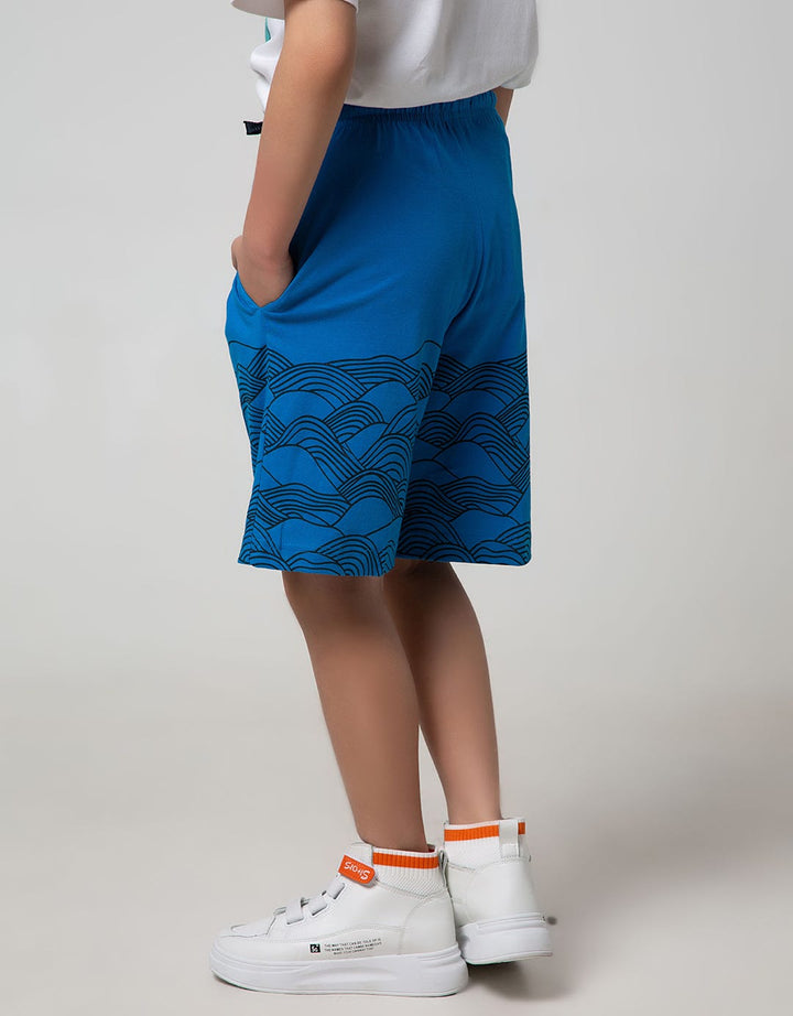 Aero Kids Short Pants Fullprintnofloc Tade Regular Waves