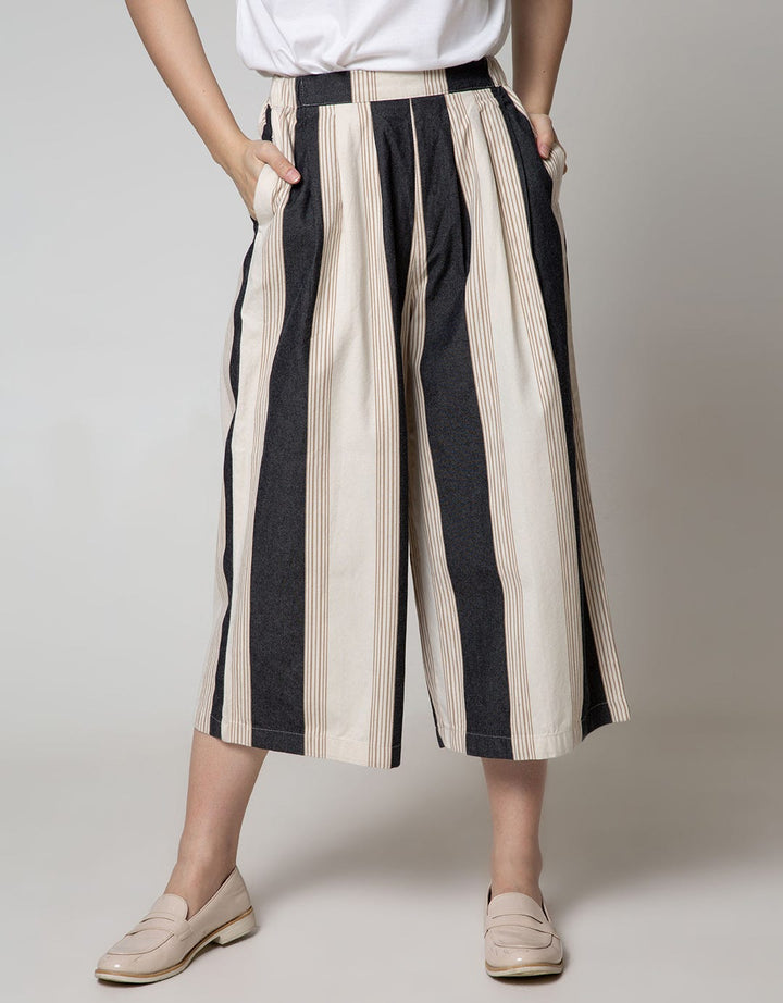 Nevada Long Pants Striped Culottes