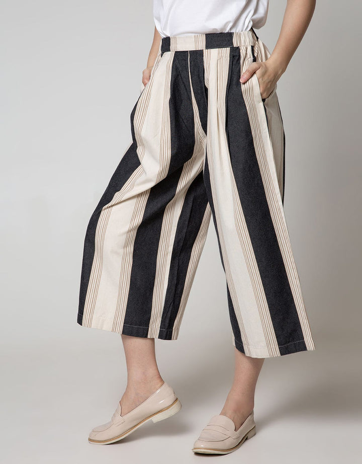 Nevada Long Pants Striped Culottes