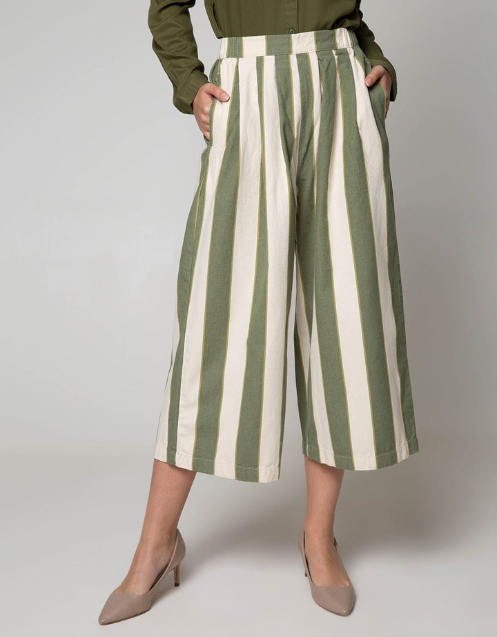 Nevada Long Pants Kulot Stripes