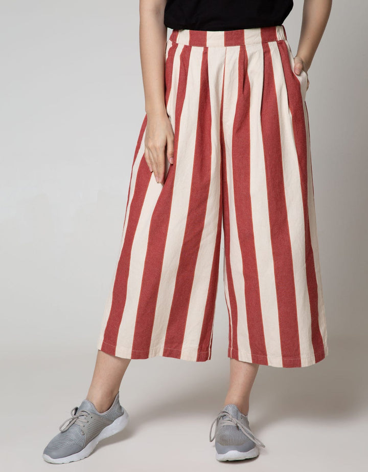 Nevada Long Pants Kulot Stripes