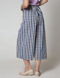 Nevada Long Pants Small Checked Culottes