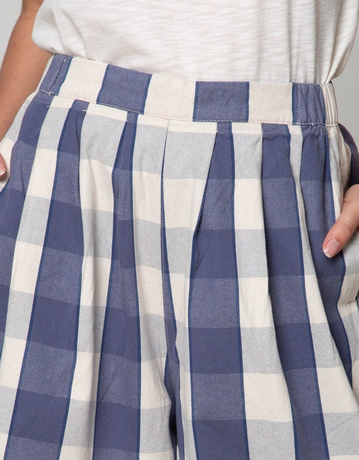 Nevada Long Pants Bw Kulot Med Checked
