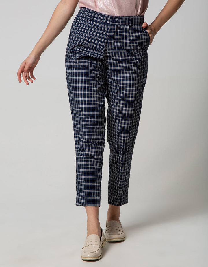 Nevada Long Pants Chino Woven Checkk With Border List