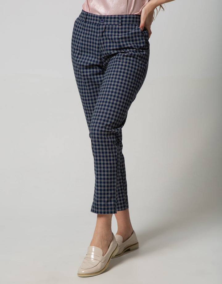 Nevada Long Pants Chino Woven Checkk With Border List