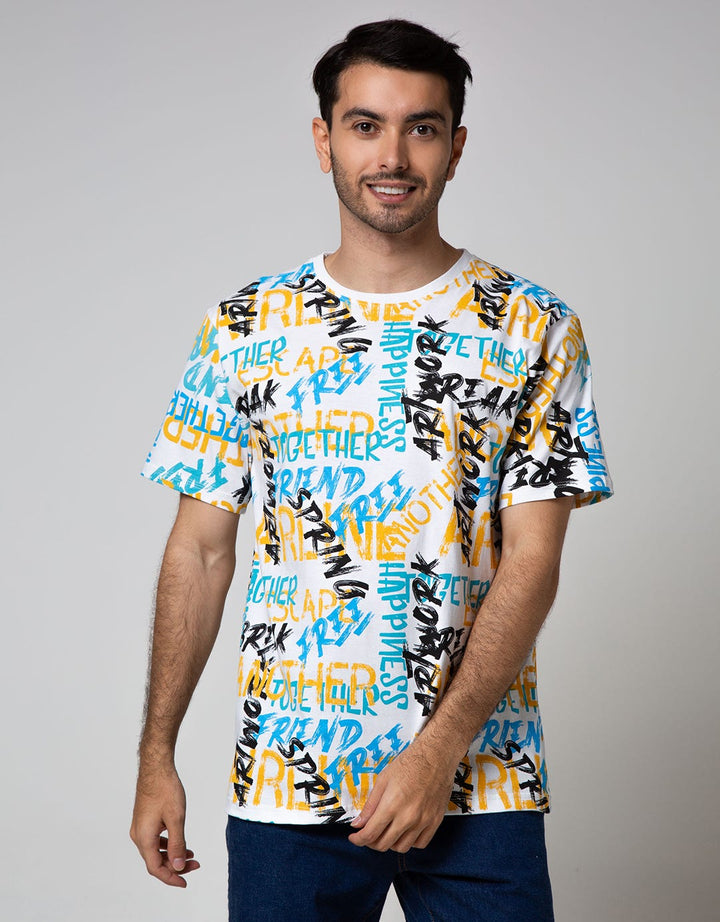T Zone Short Sleeve T-Shirt Print Graphic