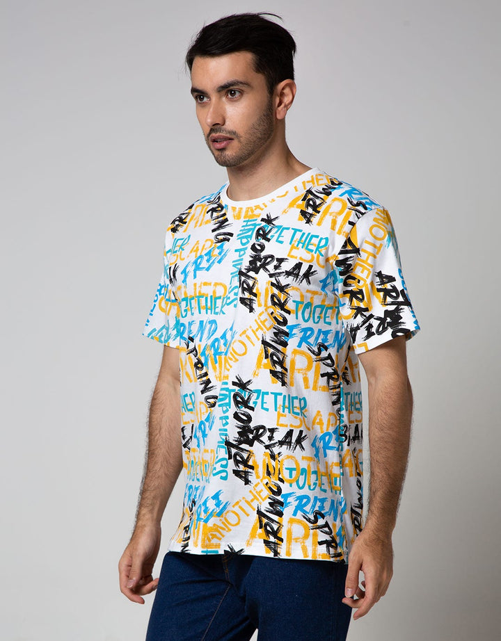 T Zone Short Sleeve T-Shirt Print Graphic