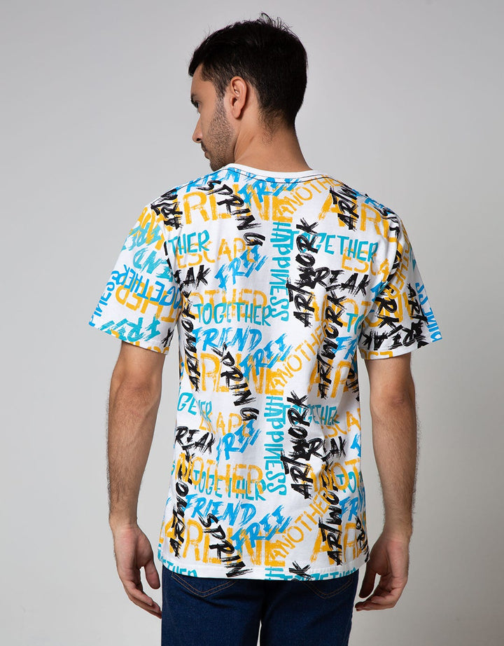 T Zone Short Sleeve T-Shirt Print Graphic