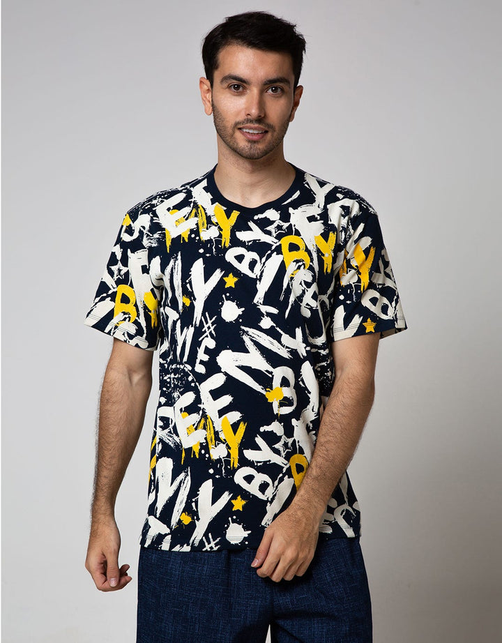 T Zone Short Sleeve T-Shirt Print Graphic