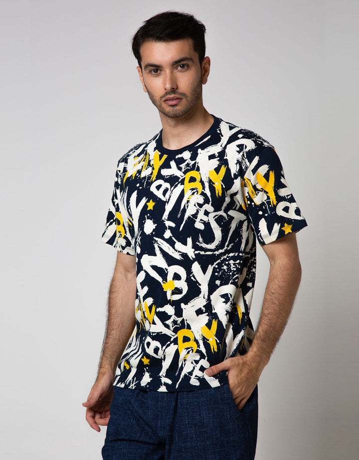 T Zone Short Sleeve T-Shirt Print Graphic