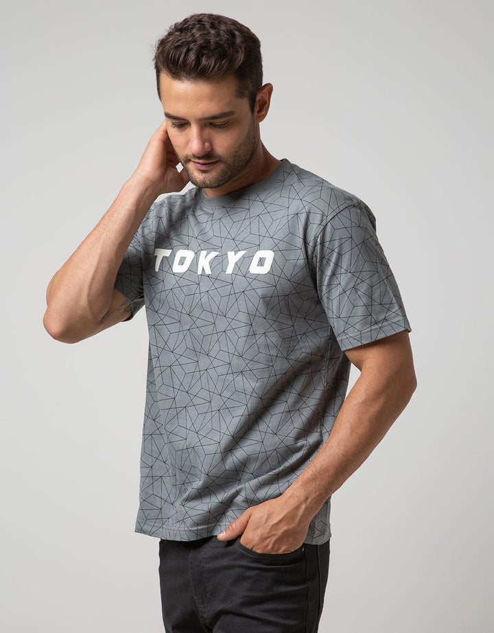 T Zone Tshirt Short Sleeve Fullprint Aop Japan