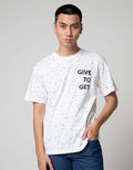 T Zone Short Sleeve T-Shirt Fullprint Give To