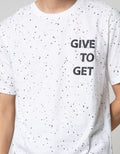 T Zone Short Sleeve T-Shirt Fullprint Give To