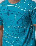 T Zone Short Sleeve T-shirt Fullprint Aop Splatter