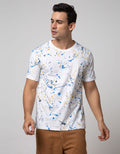 T Zone Short Sleeve T-shirt Fullprint Aop Splatter