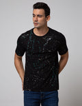 T Zone Short Sleeve T-shirt Fullprint Aop Splatter