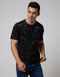 T Zone Short Sleeve T-shirt Fullprint Aop Splatter