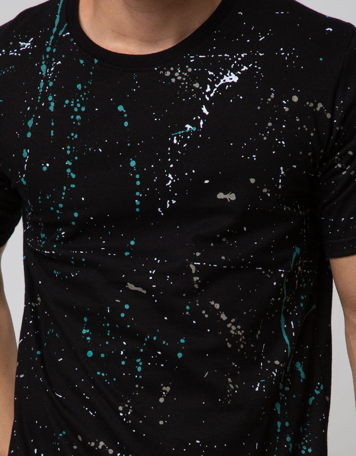 T Zone Short Sleeve T-shirt Fullprint Aop Splatter