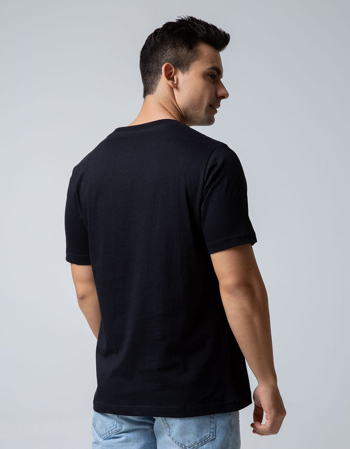 T Zone Short Sleeve T-Shirt Big Size Print Visual Always Online