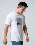 T Zone Short Sleeve T-Shirt Big Size Print Visual Radio