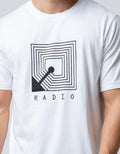 T Zone Short Sleeve T-Shirt Big Size Print Visual Radio