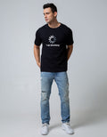 T Zone Short Sleeve T-Shirt Big Size Print Visual I Am Thinking