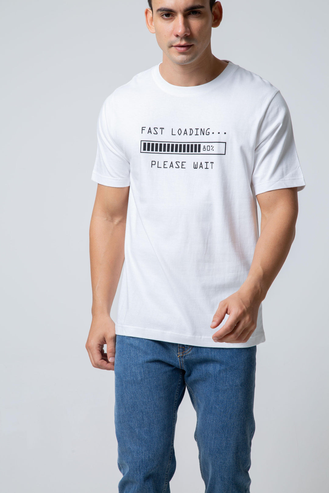 T Zone Short Sleeve T-Shirt Big Size Print Visual Loading