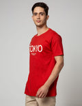 T Zone Short Sleeve T-shirt Big Size Print Japan Series - Tokyo