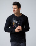 T Zone Long Sleeve T-Shirt Print Patches 3