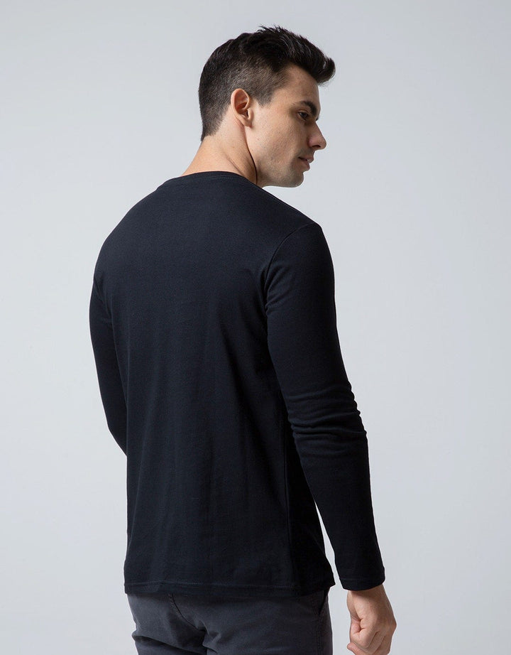 T Zone Long Sleeve T-Shirt Print Patches 3
