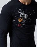 T Zone Long Sleeve T-Shirt Print Patches 3