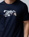 T Zone Short Sleeve T-Shirt Wb Tom N Jerry Battle