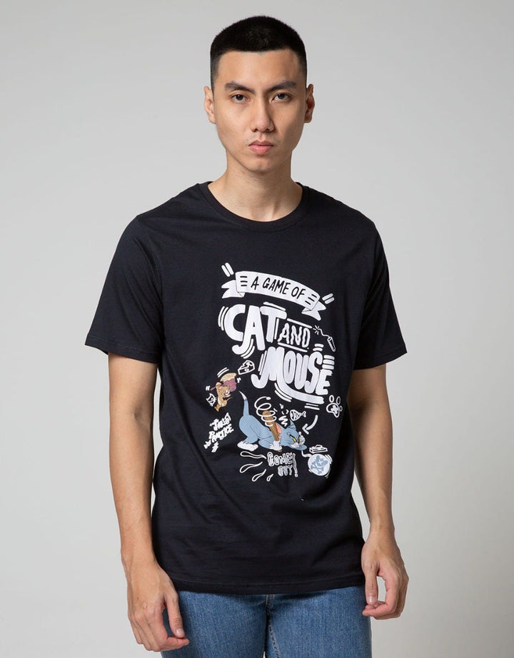 T Zone Short Sleeve T-Shirt Wb Tom &amp; Jerry Theatrical Style Guide