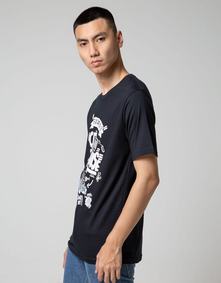 T Zone Short Sleeve T-Shirt Wb Tom &amp; Jerry Theatrical Style Guide