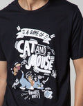 T Zone Short Sleeve T-Shirt Wb Tom &amp; Jerry Theatrical Style Guide