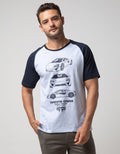 T Zone Raglan Car Racing T-Shirt