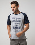 T Zone T-Shirt Raglan Car Racing