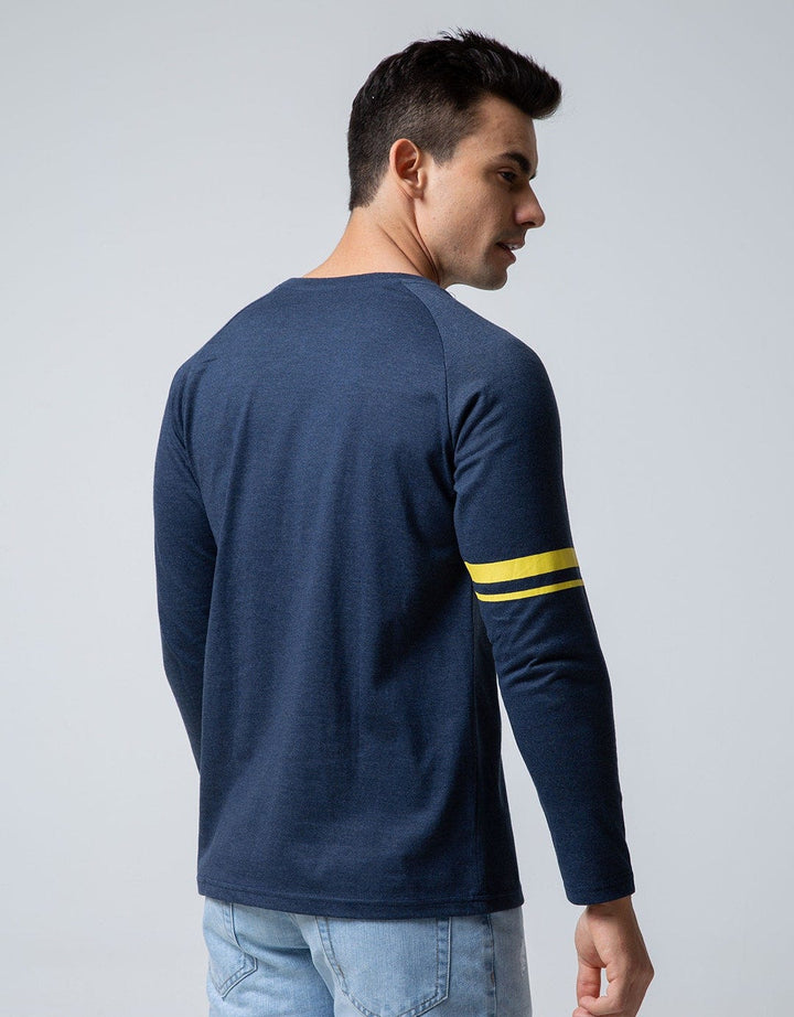T Zone Long Sleeve Raglan T-Shirt University Logo Voyage