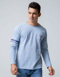 T Zone Long Sleeve Raglan T-Shirt University Logo Voyage 2