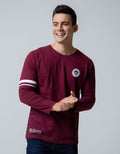 T Zone Long Sleeve Raglan T-Shirt University Logo Big Peaks