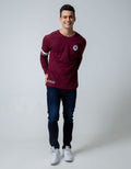T Zone Long Sleeve Raglan T-Shirt University Logo Big Peaks
