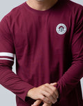 T Zone Long Sleeve Raglan T-Shirt University Logo Big Peaks