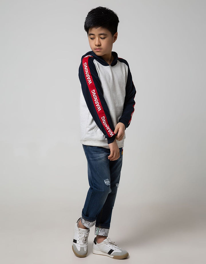 Nevada Kids Sweater Hoody Raglan Tape